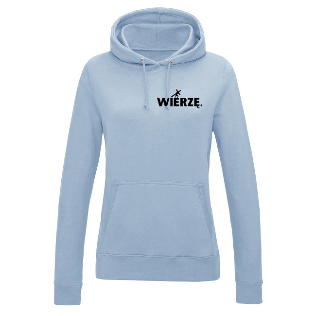 Damska bluza z kapturem „WIERZĘ.” – Jezus niosący krzyż