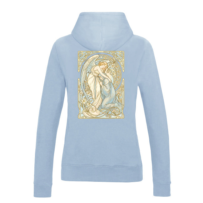 Bluza damska z kapturem "Angelus Custos" – Anielska Opieka | Zawsze z Bogiem