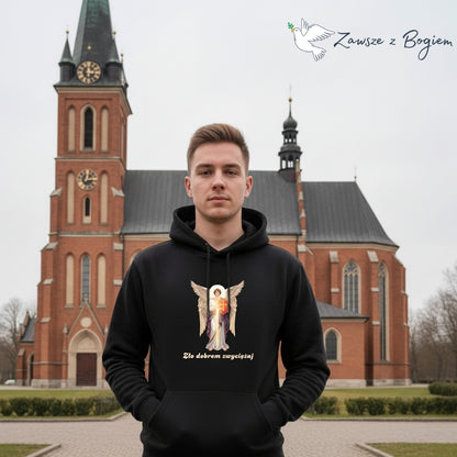 Bluza chrześcijańska unisex – Zło dobrem zwyciężaj (Rz 12,21)
