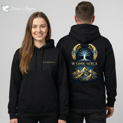 Bluza unisex „W Górę Serca” – dla tych, którzy idą wyżej z Bogiem