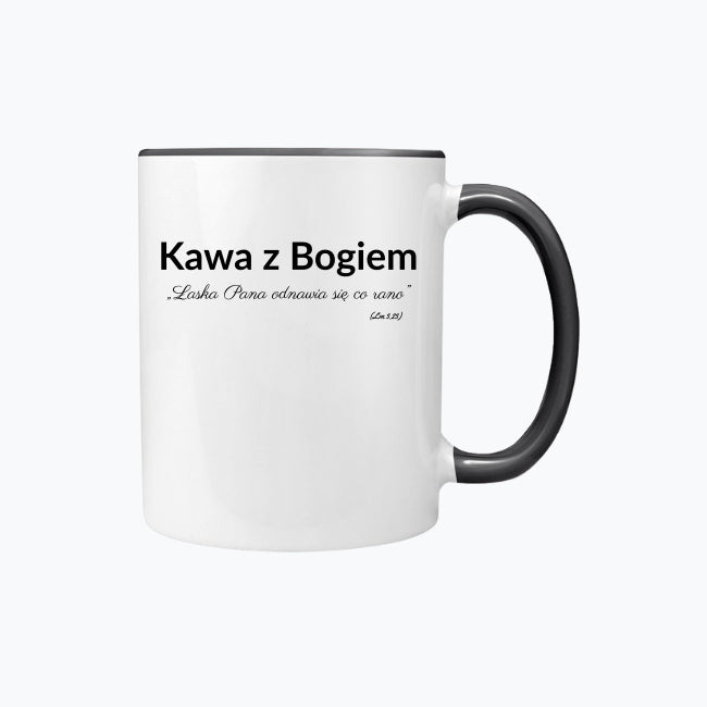 Kubek „Kawa z Bogiem” | Łaska Pana odnawia się co rano (Lm 3,23)