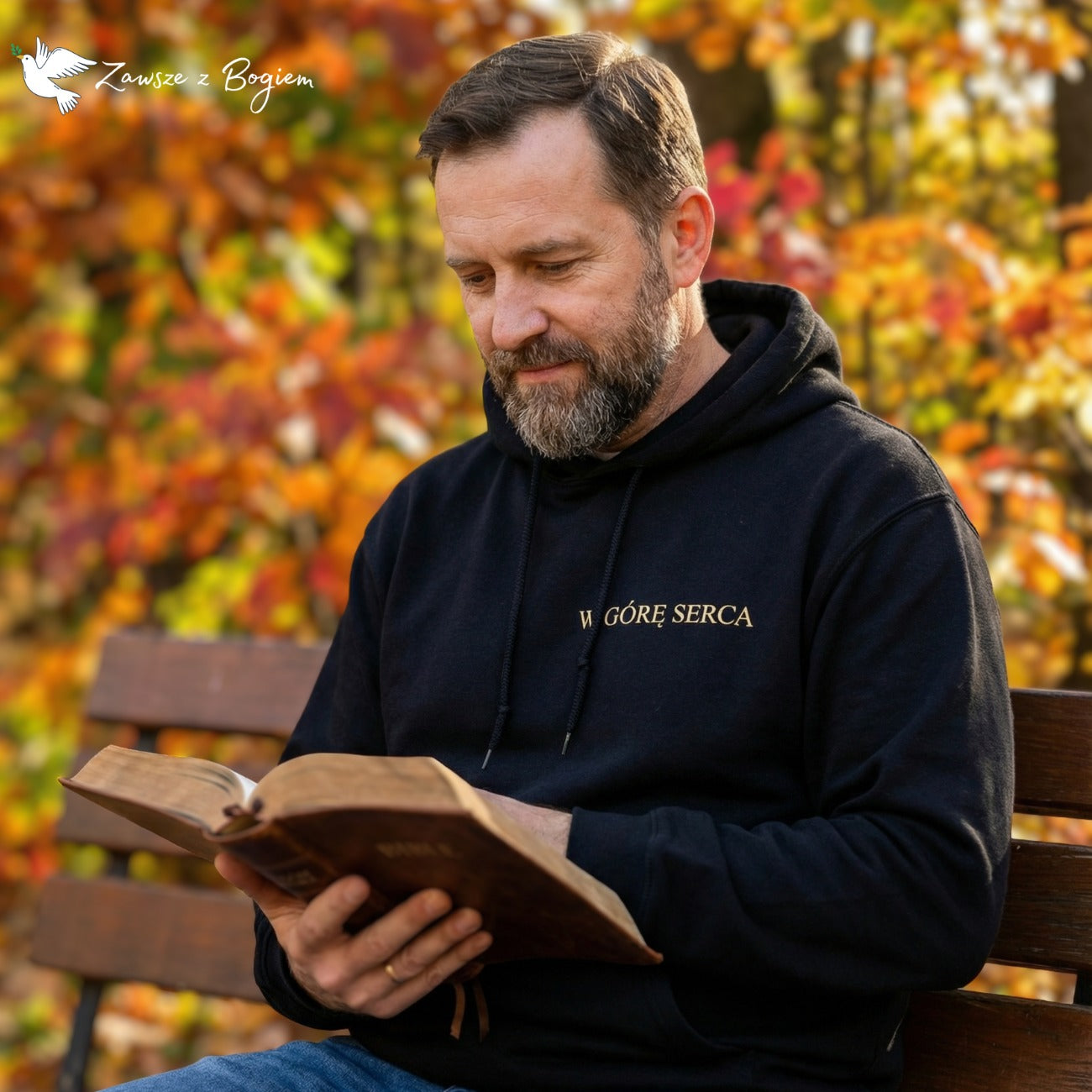 Bluza unisex „W Górę Serca” – dla tych, którzy idą wyżej z Bogiem