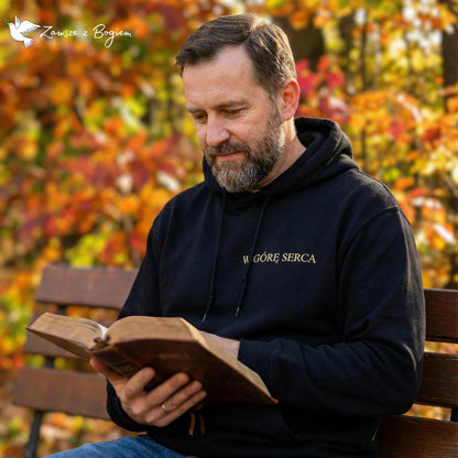 Bluza unisex „W Górę Serca” – dla tych, którzy idą wyżej z Bogiem