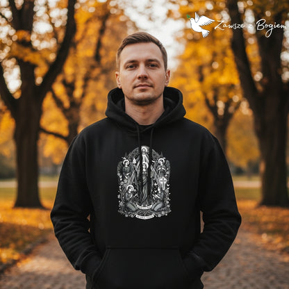 Unisex Bluza z kapturem „Memento Mori” | Zawsze z Bogiem
