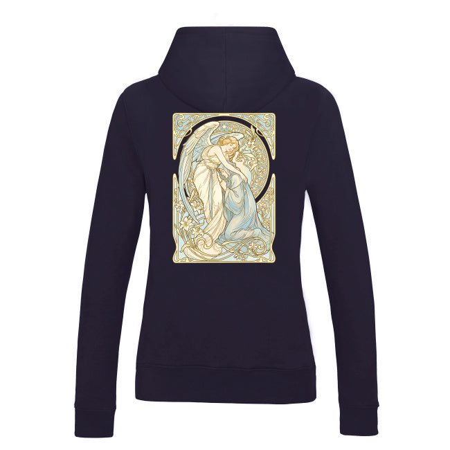 Bluza damska z kapturem "Angelus Custos" – Anielska Opieka | Zawsze z Bogiem