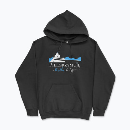 Bluza z kapturem Unisex „Pielgrzymuję z Matką do Syna” – ciepło wiary na każdy krok
