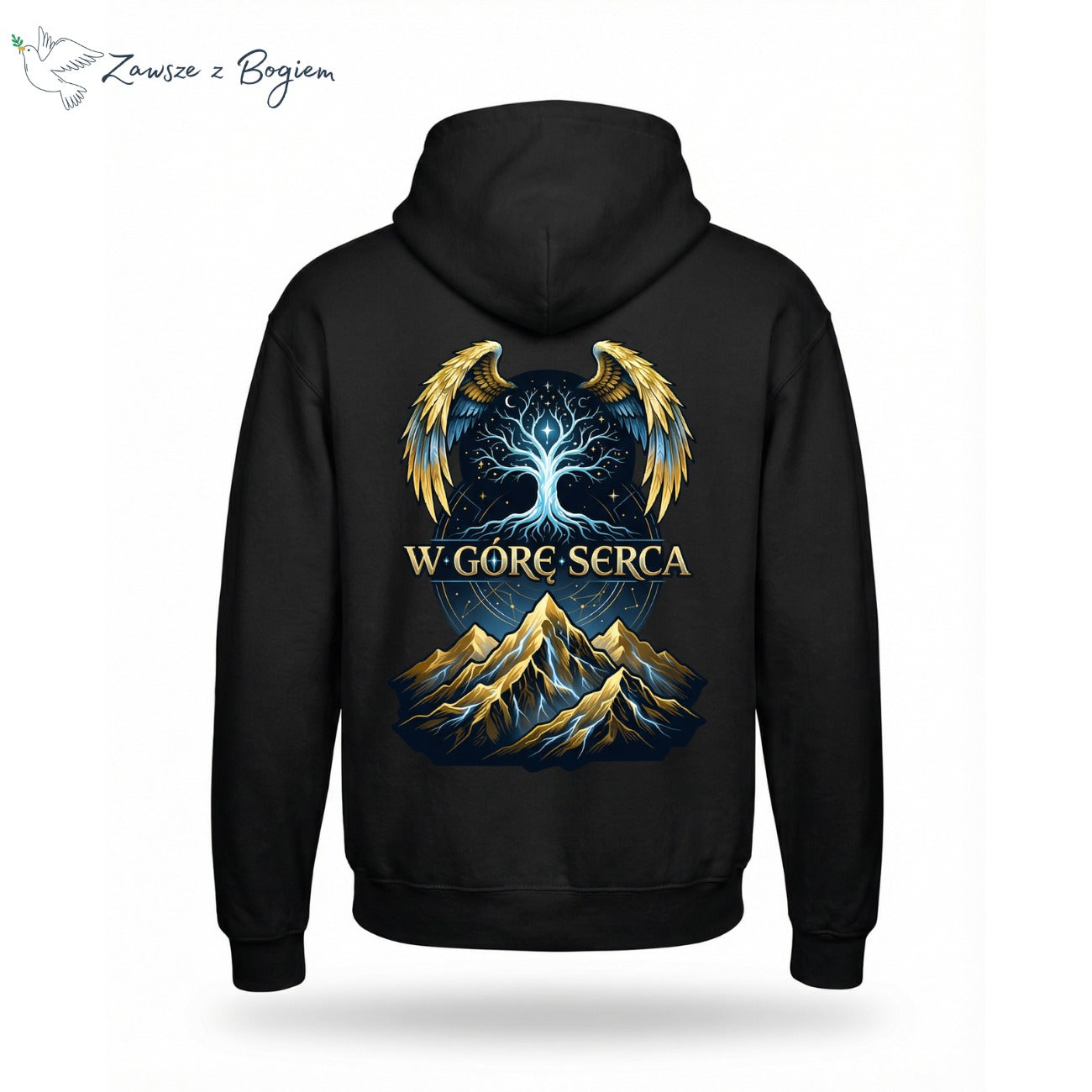 Bluza unisex „W Górę Serca” – dla tych, którzy idą wyżej z Bogiem
