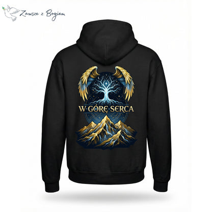 Bluza unisex „W Górę Serca” – dla tych, którzy idą wyżej z Bogiem
