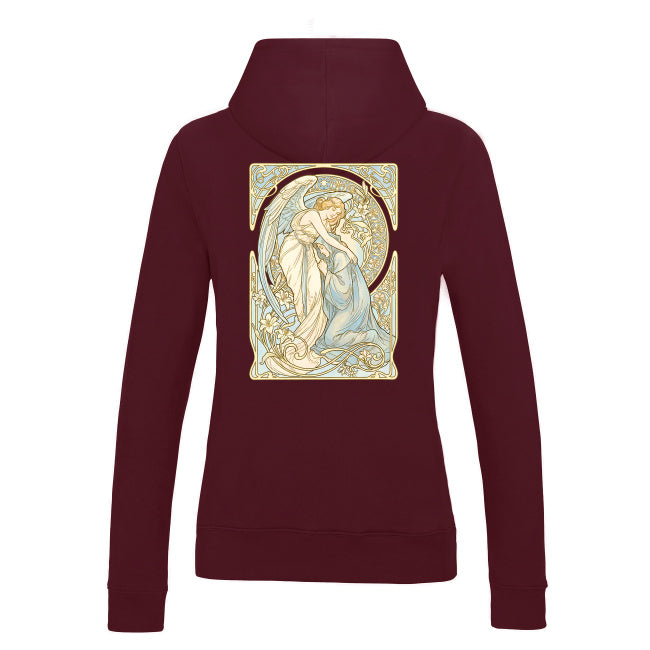 Bluza damska z kapturem "Angelus Custos" – Anielska Opieka | Zawsze z Bogiem