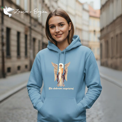 Bluza chrześcijańska unisex – Zło dobrem zwyciężaj (Rz 12,21)