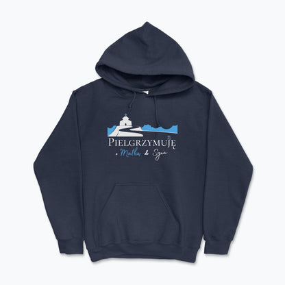 Bluza z kapturem Unisex „Pielgrzymuję z Matką do Syna” – ciepło wiary na każdy krok