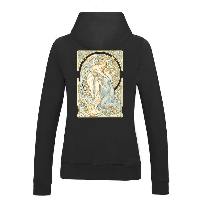 Bluza damska z kapturem "Angelus Custos" – Anielska Opieka | Zawsze z Bogiem