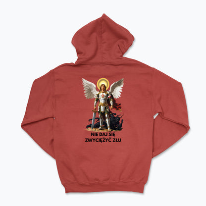 Bluza z kapturem Unisex „Nie daj się zwyciężyć złu”