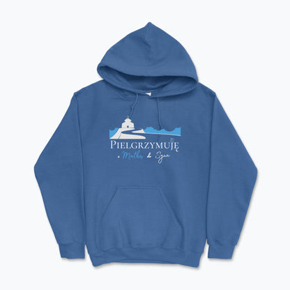 Bluza z kapturem Unisex „Pielgrzymuję z Matką do Syna” – ciepło wiary na każdy krok