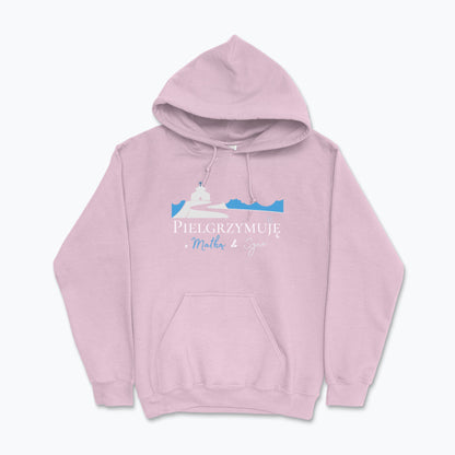 Bluza z kapturem Unisex „Pielgrzymuję z Matką do Syna” – ciepło wiary na każdy krok