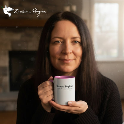Kubek „Kawa z Bogiem” | Łaska Pana odnawia się co rano (Lm 3,23)