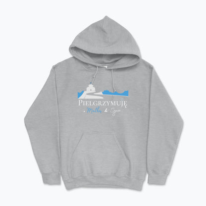 Bluza z kapturem Unisex „Pielgrzymuję z Matką do Syna” – ciepło wiary na każdy krok