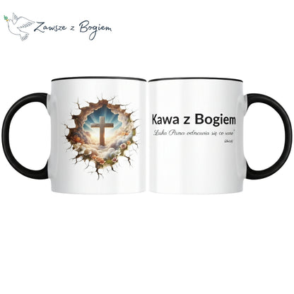 Kubek „Kawa z Bogiem” | Łaska Pana odnawia się co rano (Lm 3,23)
