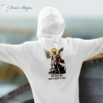 Bluza z kapturem Unisex „Nie daj się zwyciężyć złu”