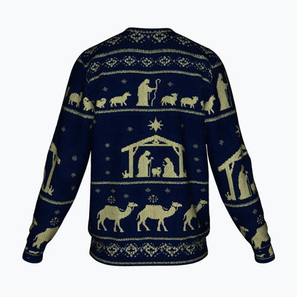 Chrześcijański Ugly Sweater Unisex – Stajenka Betlejemska