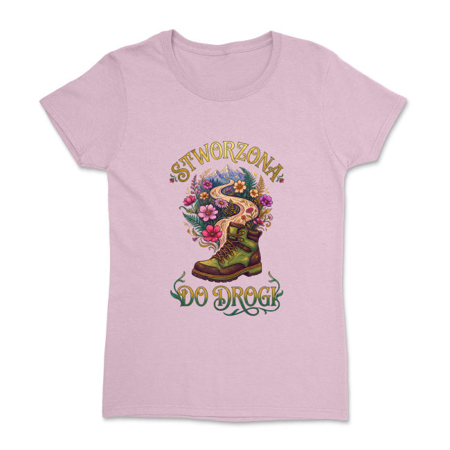 Stworzona do Drogi – chrześcijańska koszulka dla miłośniczek gór