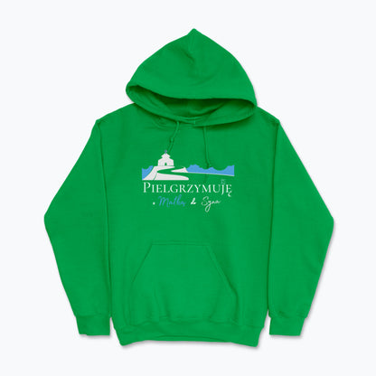 Bluza z kapturem Unisex „Pielgrzymuję z Matką do Syna” – ciepło wiary na każdy krok