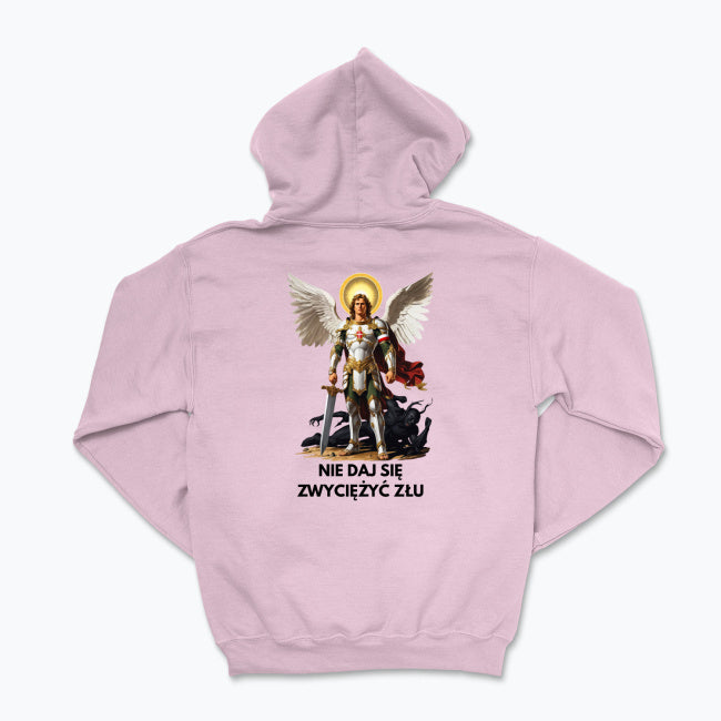 Bluza z kapturem Unisex „Nie daj się zwyciężyć złu”