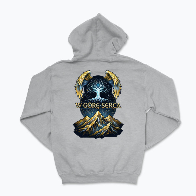 Bluza unisex „W Górę Serca” – dla tych, którzy idą wyżej z Bogiem