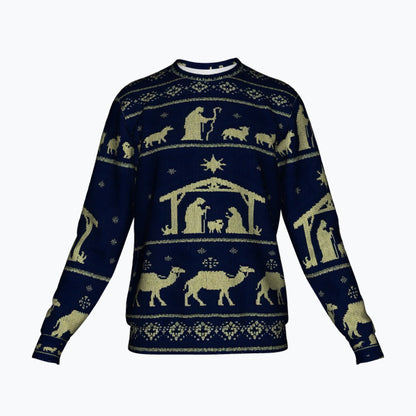 Chrześcijański Ugly Sweater Unisex – Stajenka Betlejemska